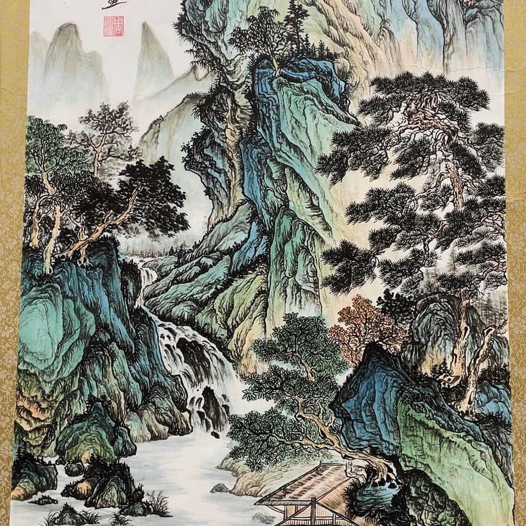 国画老师手绘带运险w
