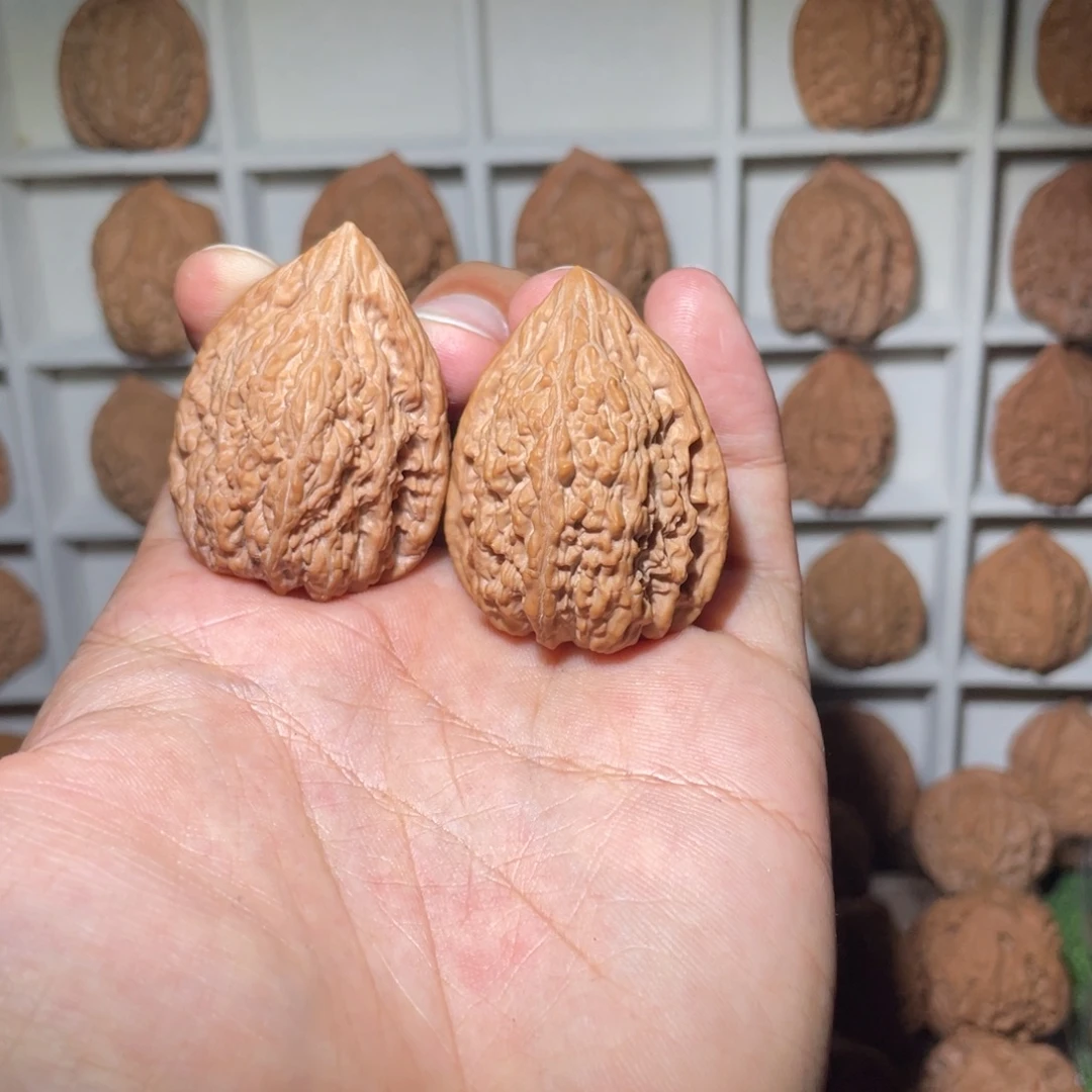 文玩核桃把件33塔尖货头全品