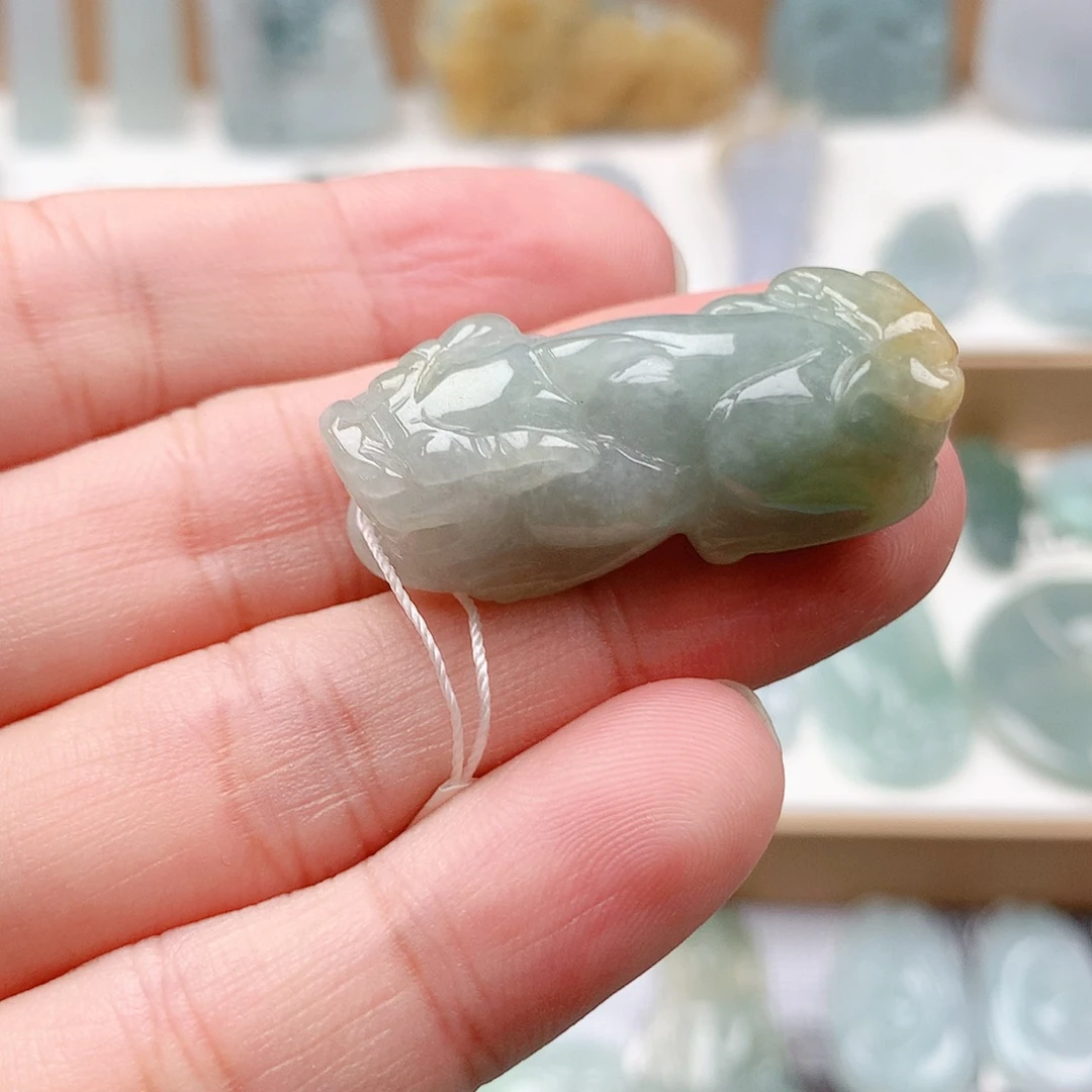 翡翠未镶嵌吊坠(不含链)22貔貅