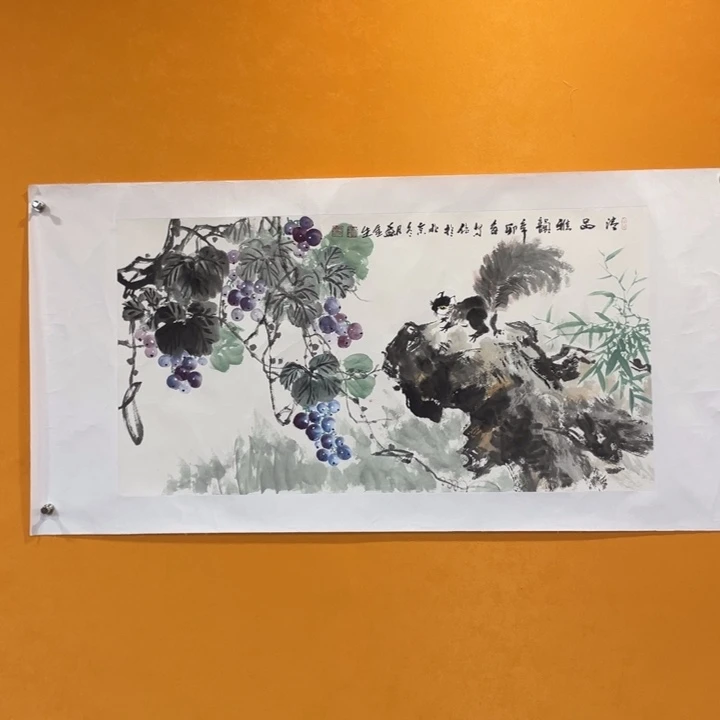 国画李川浦精品花鸟画