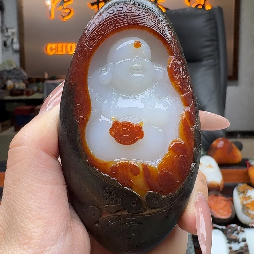 和田玉未镶嵌挂件