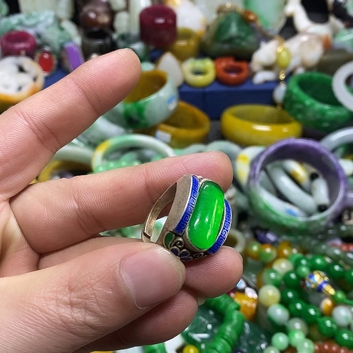 颈饰未镶嵌翡翠缅甸翡翠首饰配饰