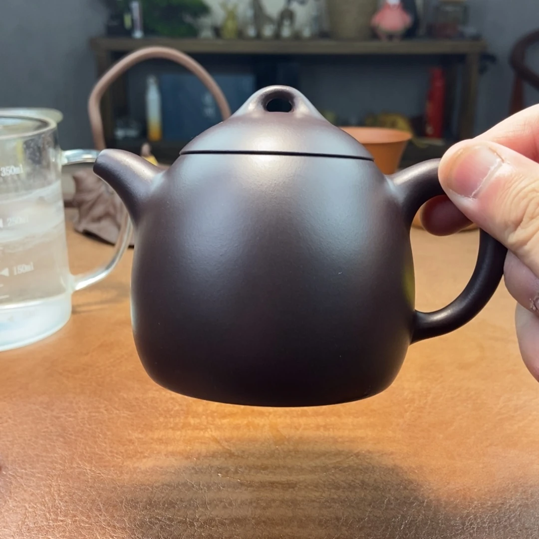 紫砂茶壶秦权紫砂壶