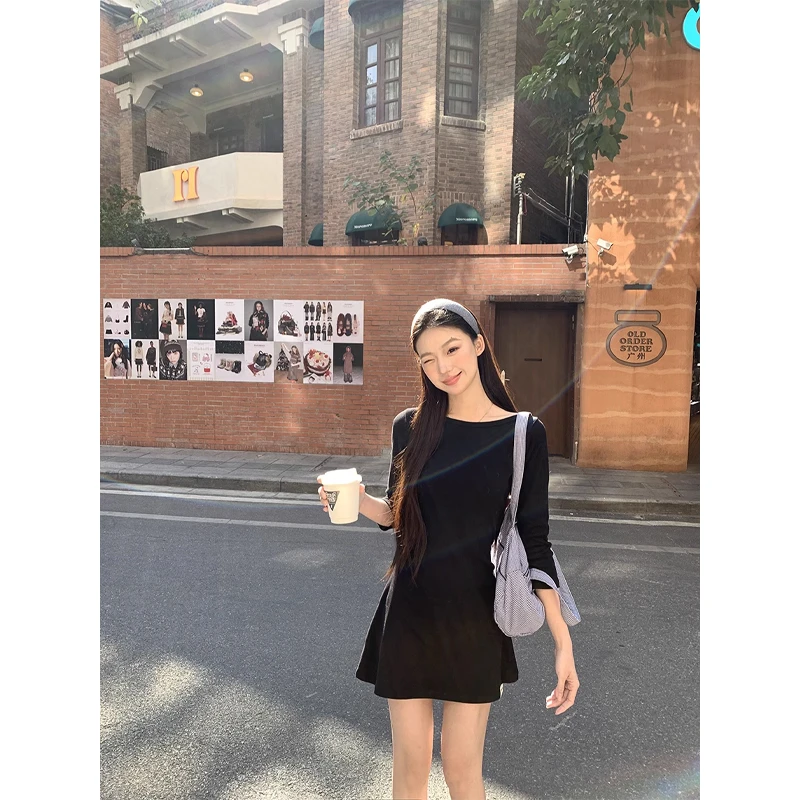 【阳和启蛰】连衣裙 时尚百搭修身显瘦气质显腰线连衣裙251V0317#