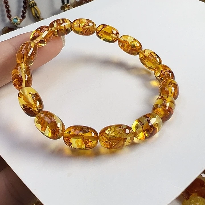 琥珀（花珀）未镶嵌项圈