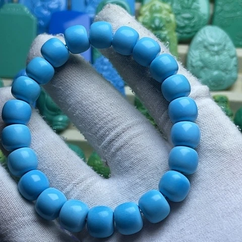 湖北十堰蓝色10老型手串