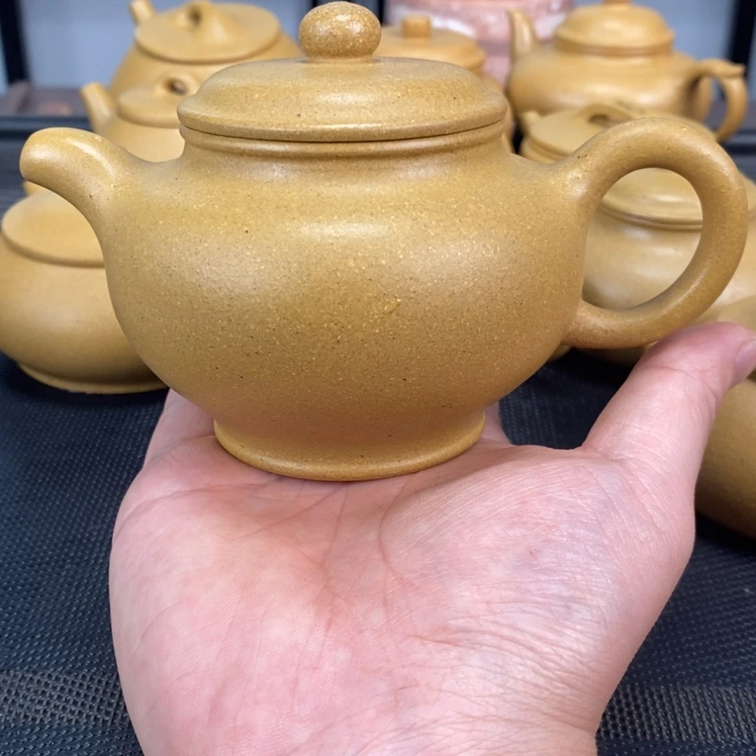 茶壶紫砂黄金段掇只容量270毫升