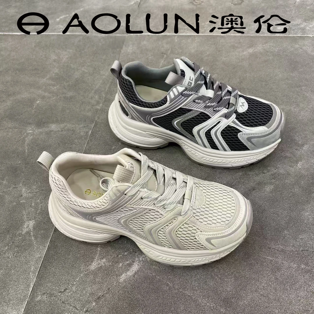 Q20538318-9澳伦早秋新款2025时尚耐磨厚底百搭跑步运动老爹鞋女