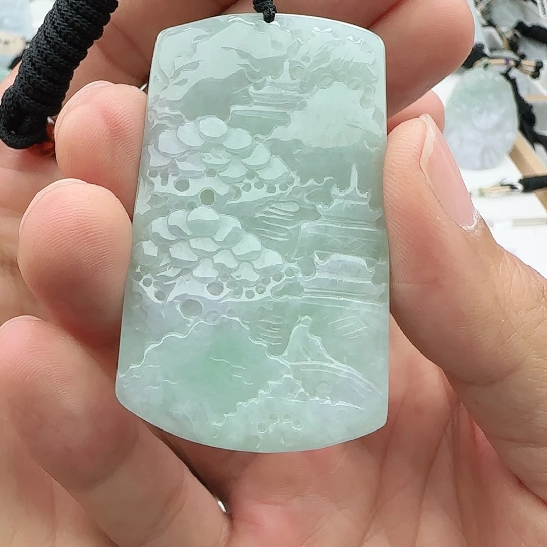 翡翠未镶嵌颈饰翡翠