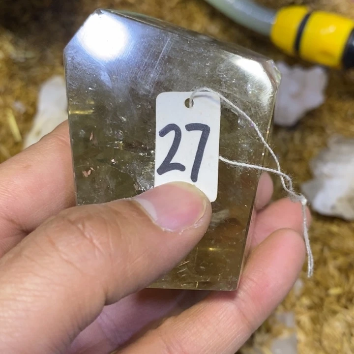 水晶水晶原石摆件未镶嵌小***了