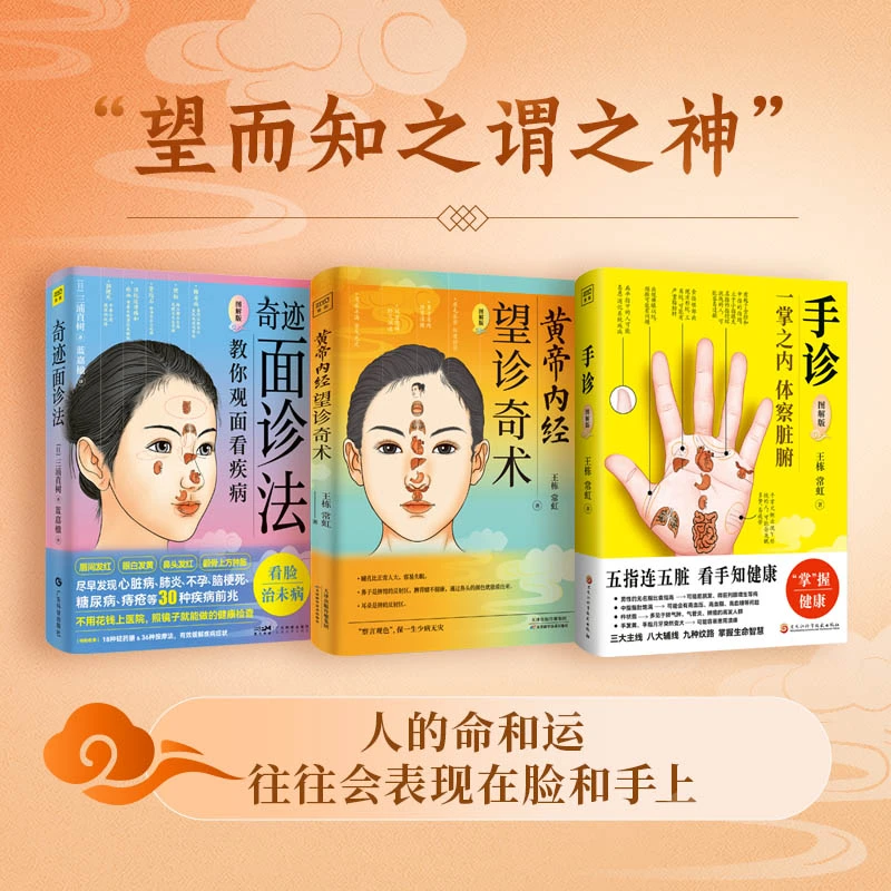 望诊奇术+奇迹面诊法+手诊（全3册）