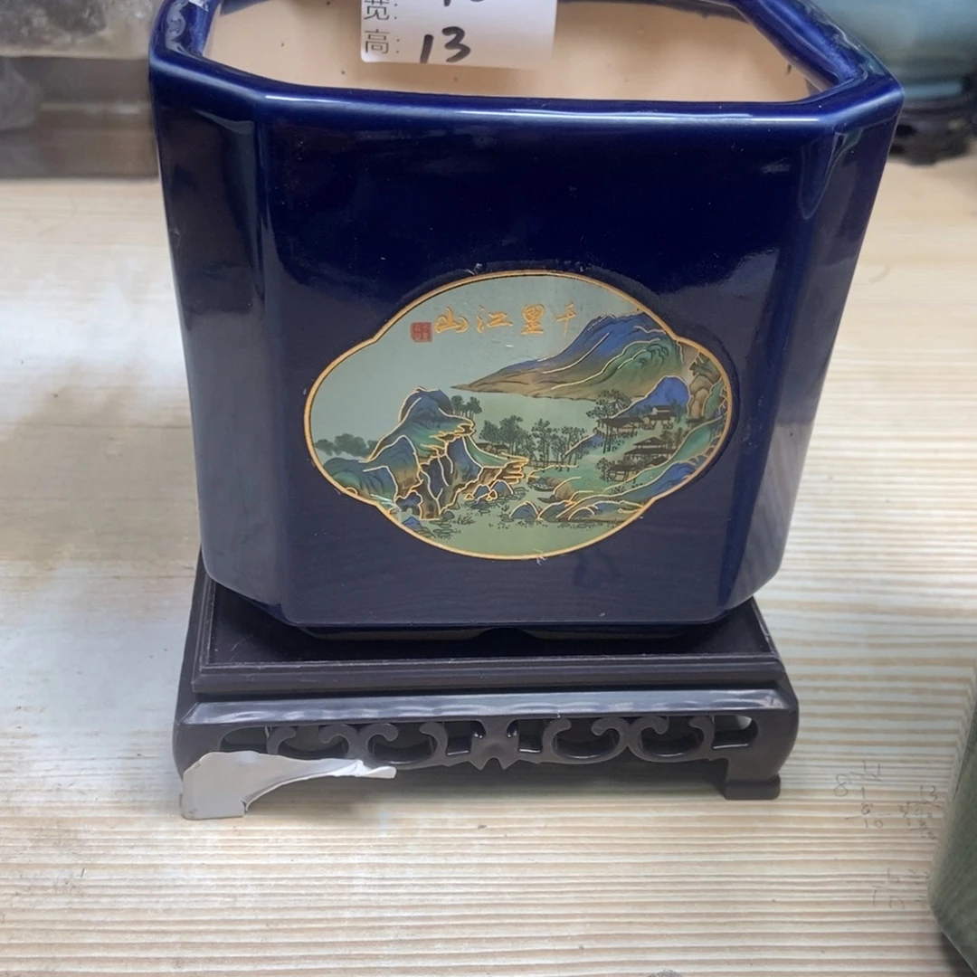 瓷片陶瓷花盆陶瓷艺术