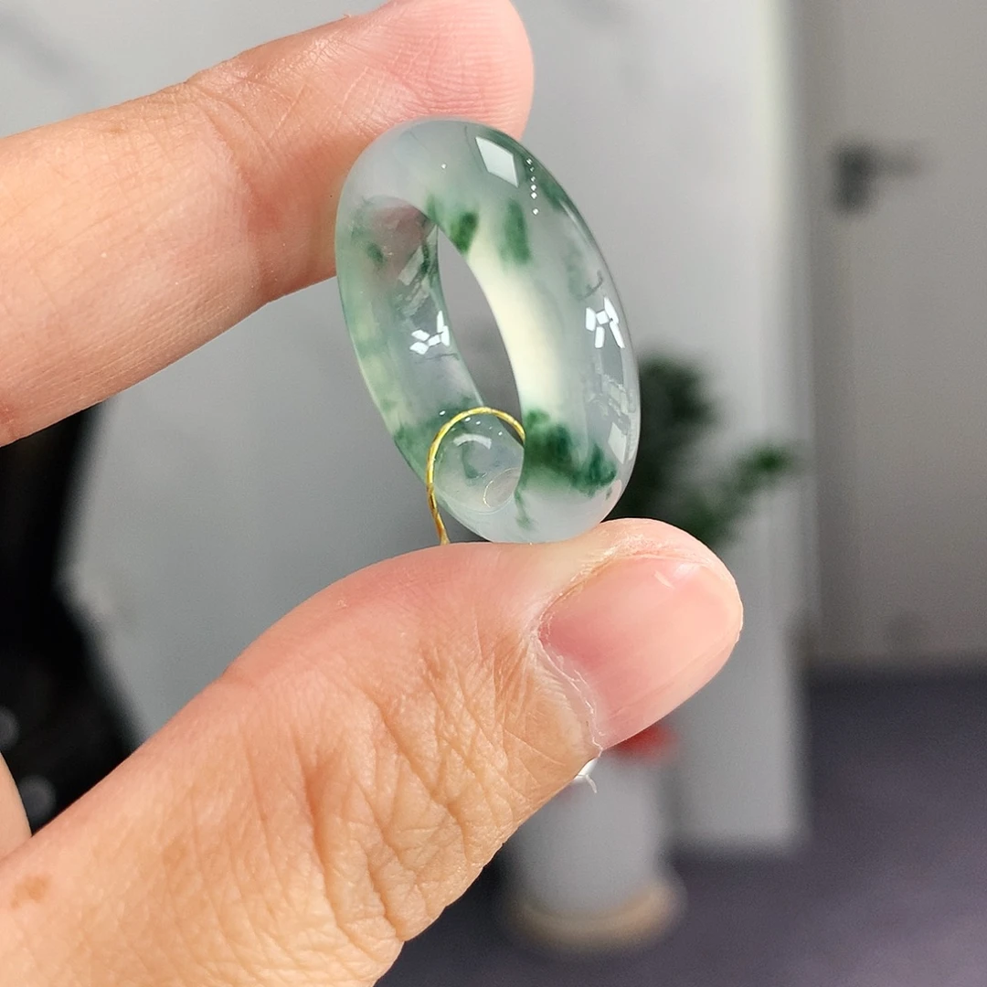 翡翠未镶嵌戒指12-13号