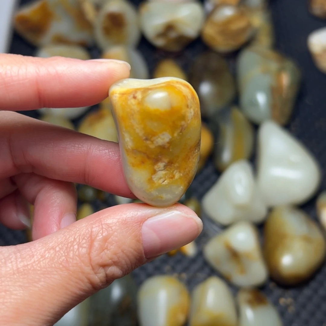 和田玉未镶嵌挂件A54