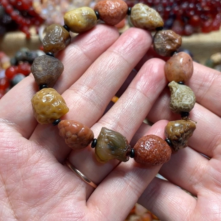 玛瑙/玉髓合金手链