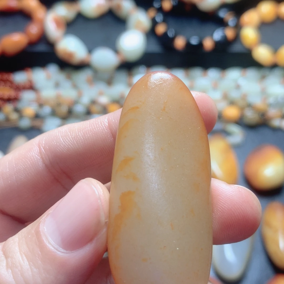 福***祥和田玉未镶嵌吊坠(不含链)