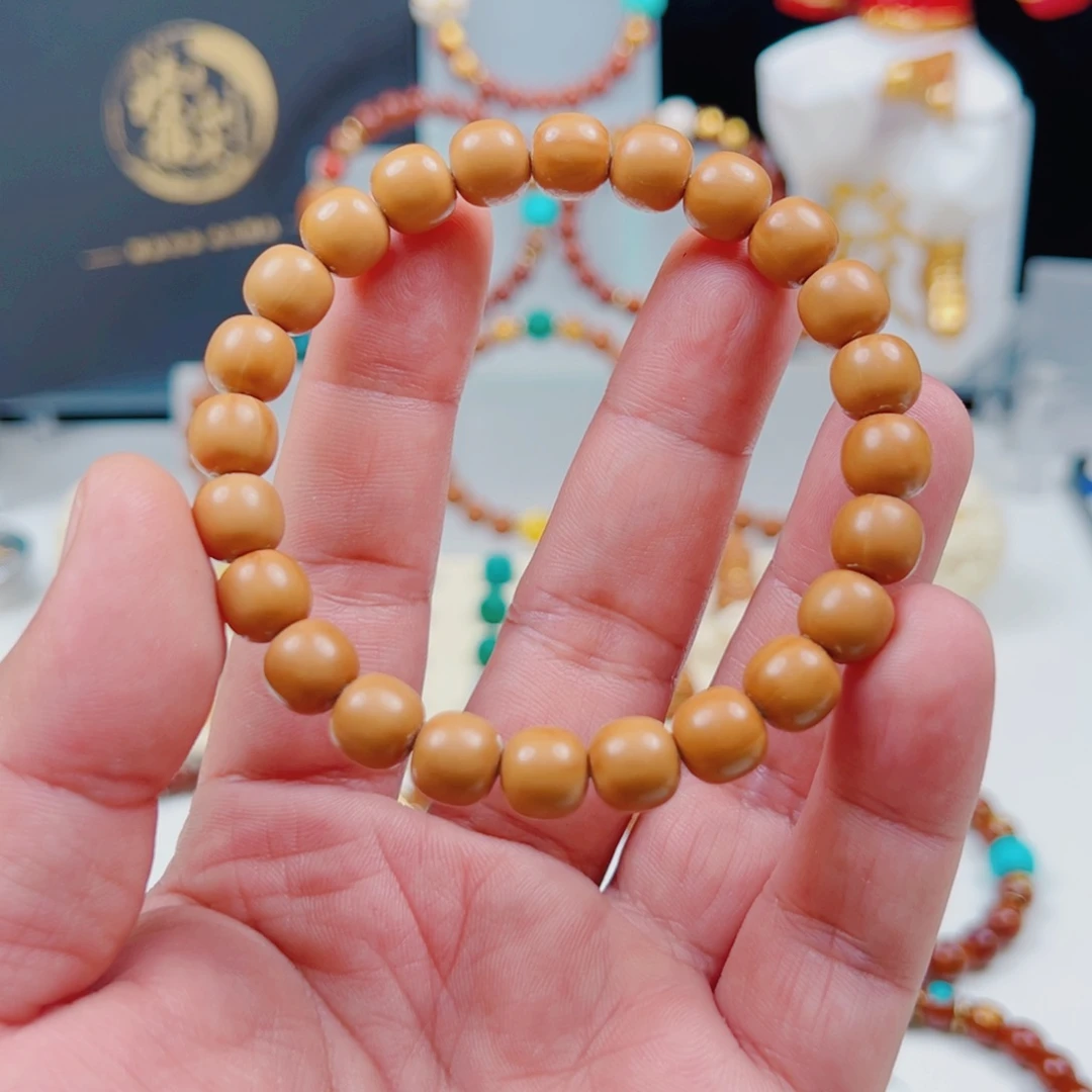 猴头核桃手串A****龙全品老型9.1素串