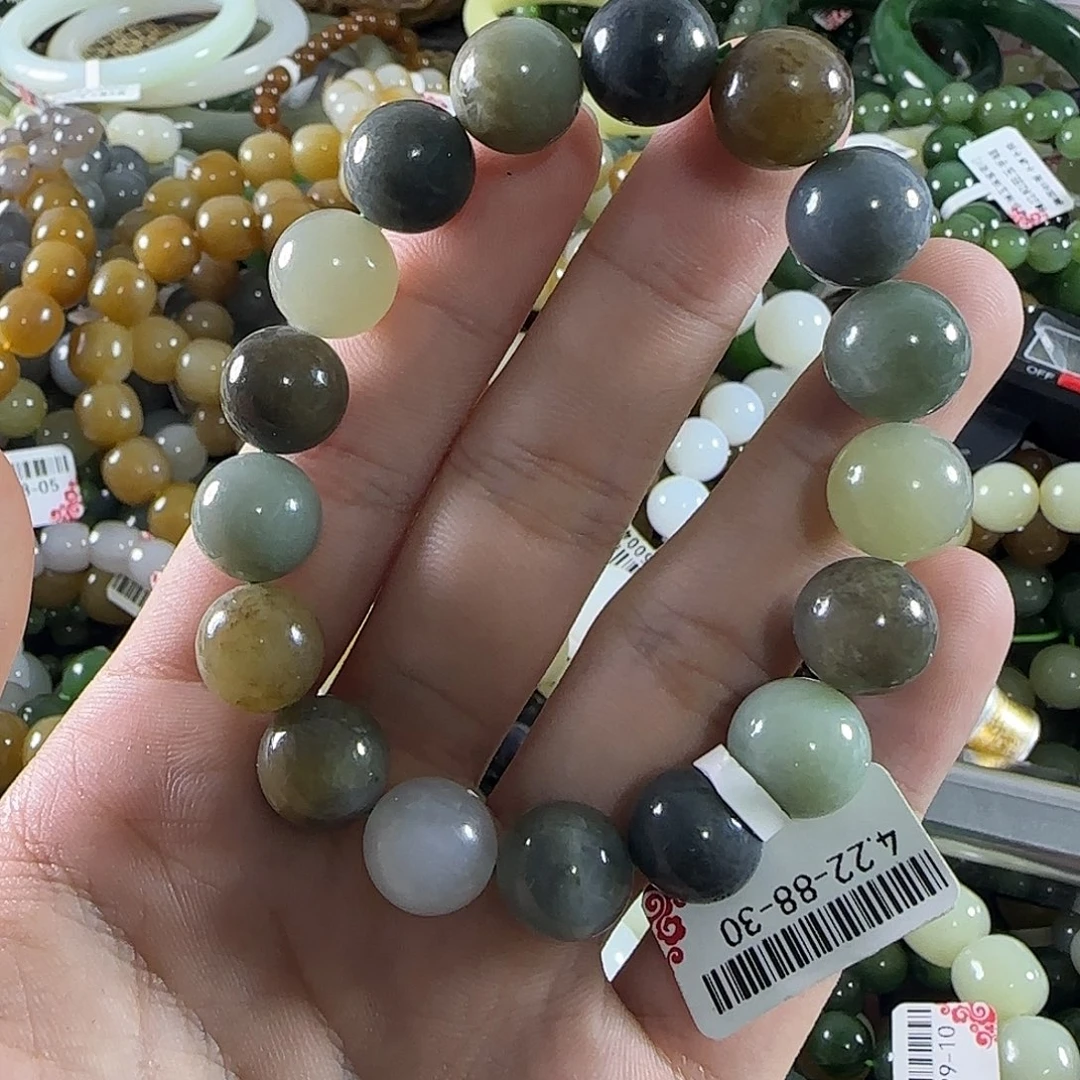 和田玉未镶嵌手链262