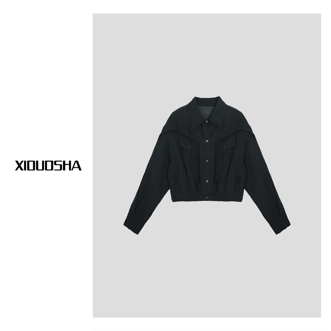 XIDUOSHA/喜朵莎夏款新品隔断拼接防晒外套 XDS1410