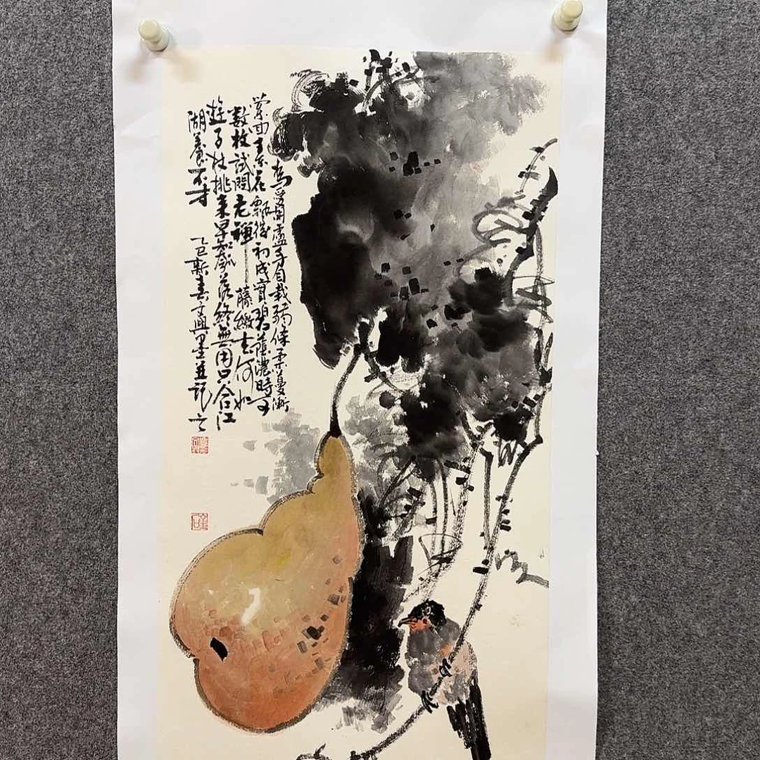 国画笑****圣丰文兴老师手绘作品