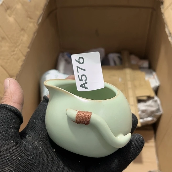 瓷片茶摆件工艺品摆件666