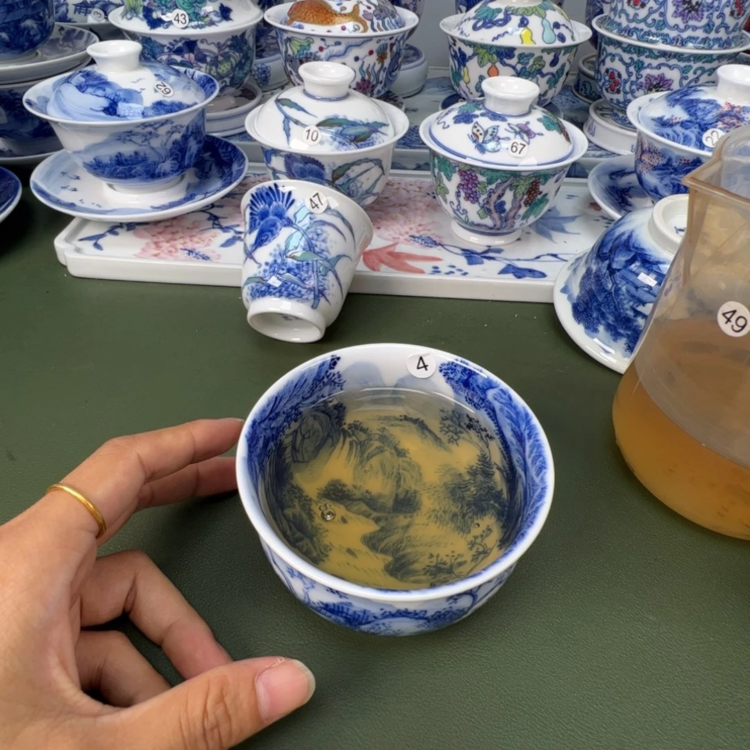 景德镇纯手工纯手绘茶具木木4