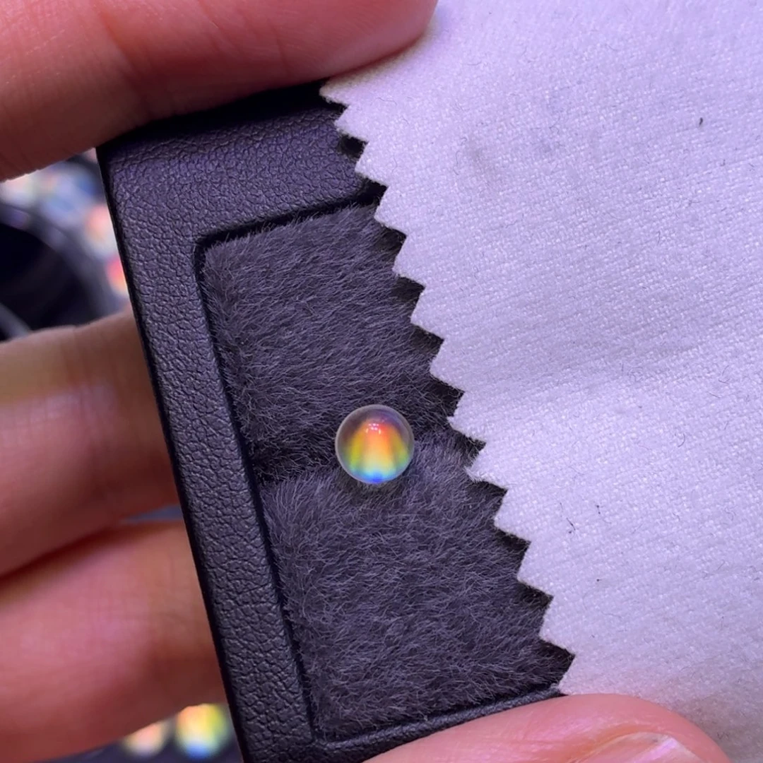 手链月光石未镶嵌马岛珠珠5.5mm打孔不退不换