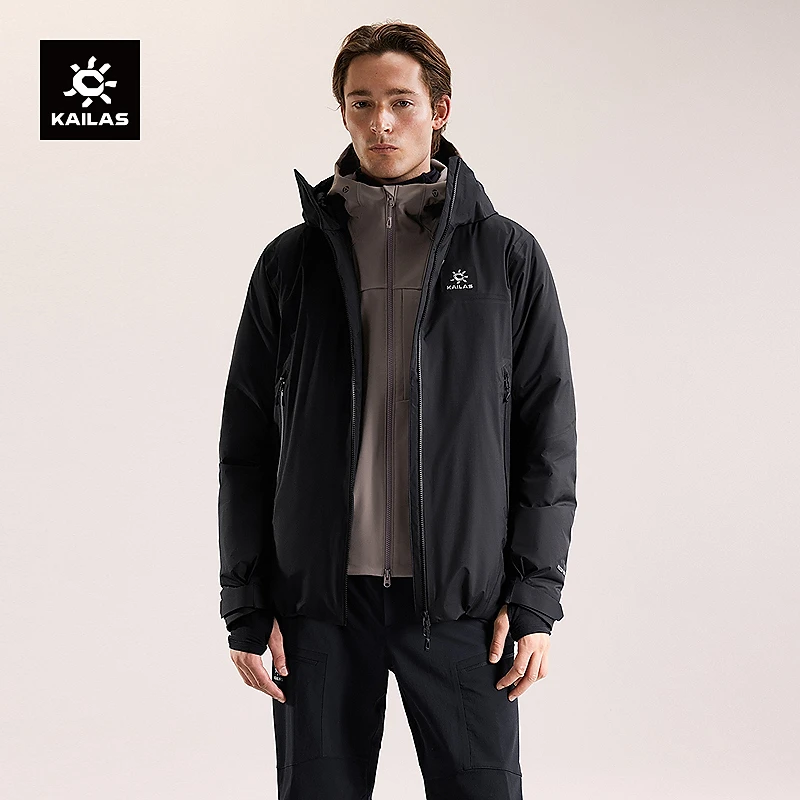 KAILAS凯乐石阿斯本硬壳羽绒服700蓬鹅绒保暖防风防水男KG2533109