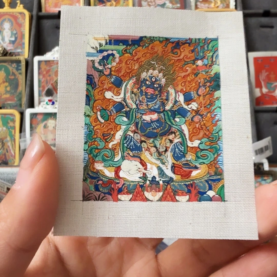 王***后吊坠西藏唐卡，，，。，