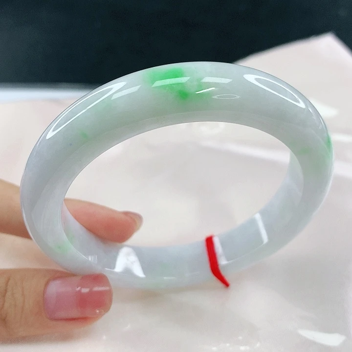 翡翠未镶嵌手镯圈58，40146