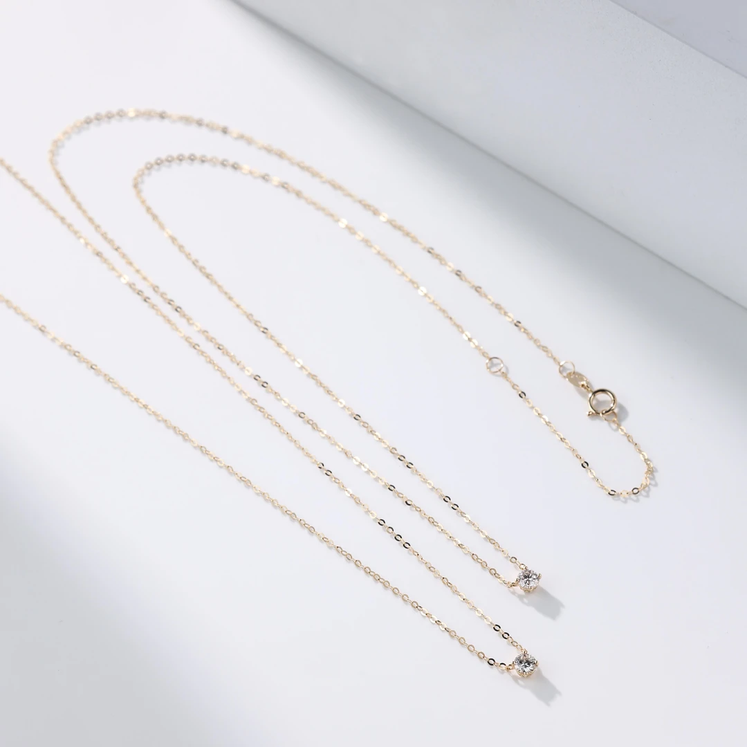 【举石臻选】TA1216-1204-20钻石项链18k（一件/多样性发/长约45cm）H