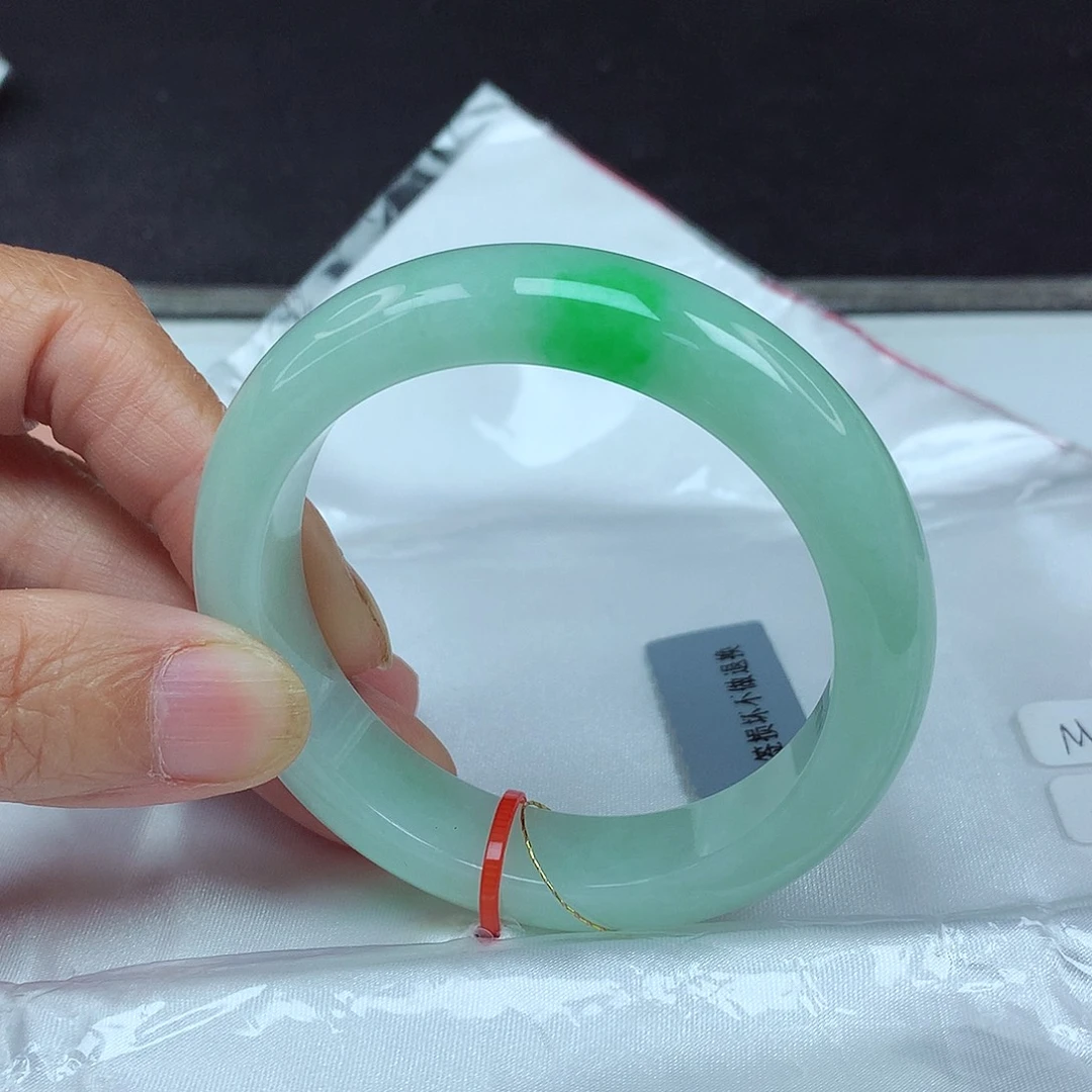 翡翠未镶嵌手镯53圈4788