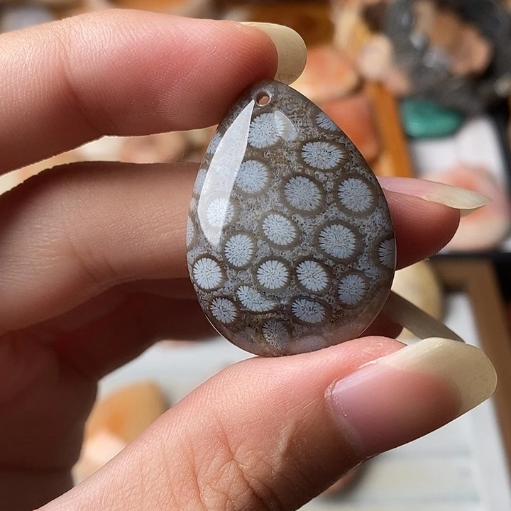 开***悟硅化玉未镶嵌颈饰