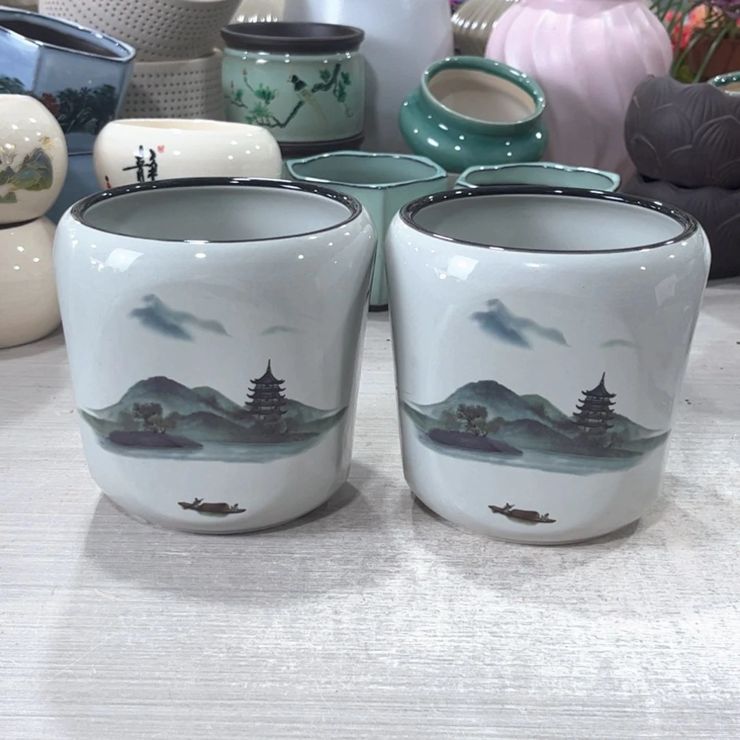 口径   11*13陶瓷绿植多肉微瑕花盆