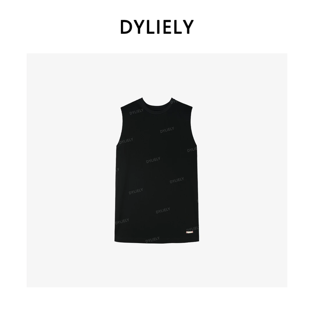 DYLIELY【夏日凉感】简约随性棉吊带背心通勤时尚T25562