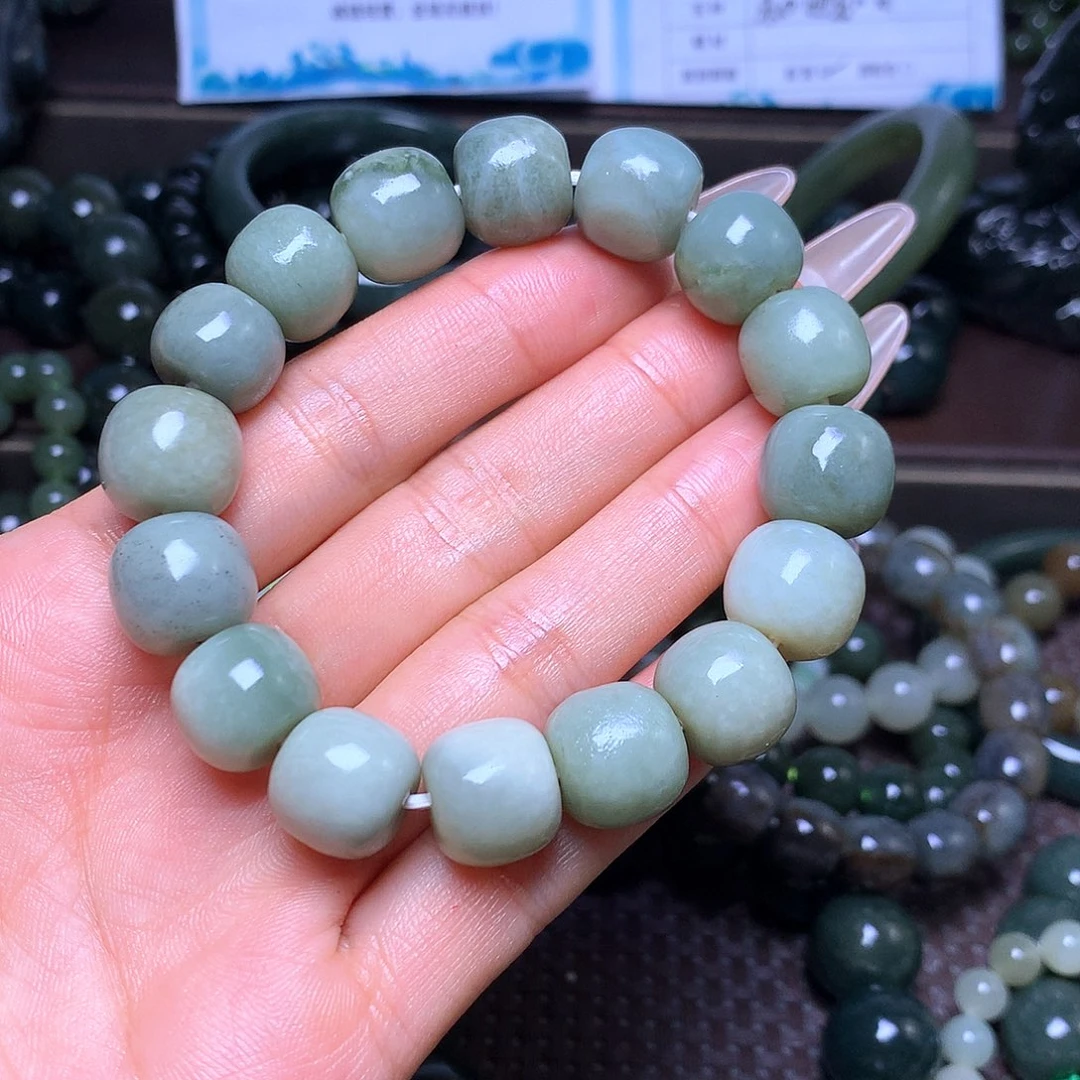 未镶嵌手串和田玉卡14