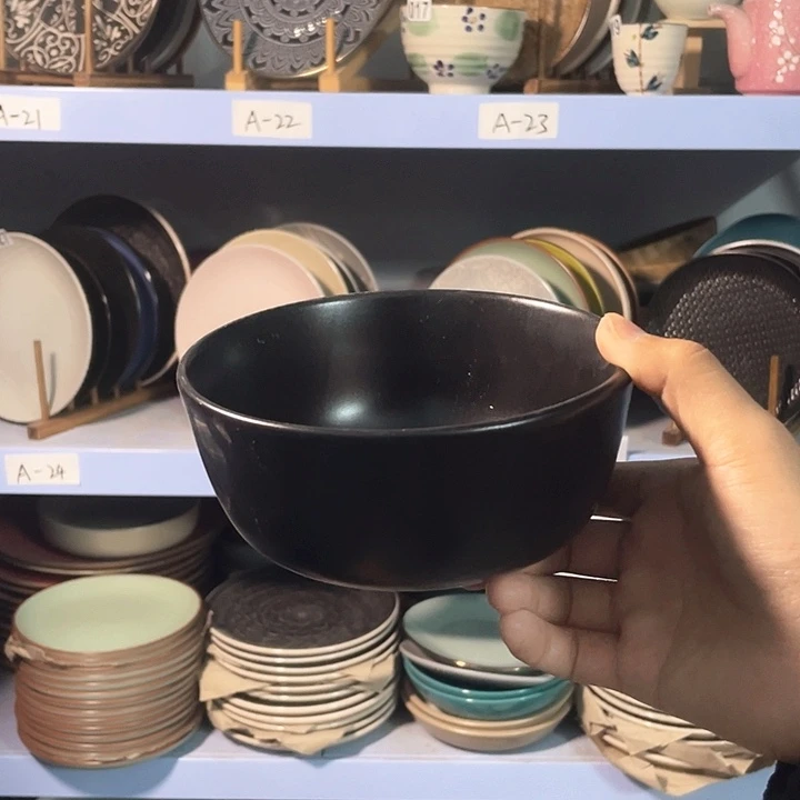 瓷2只高温釉下彩陶瓷餐具