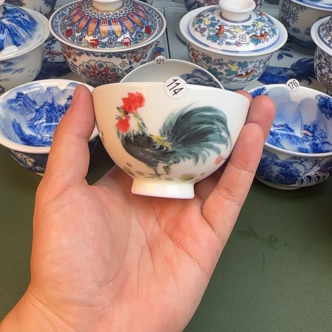 彦祖纯手工手绘茶具114