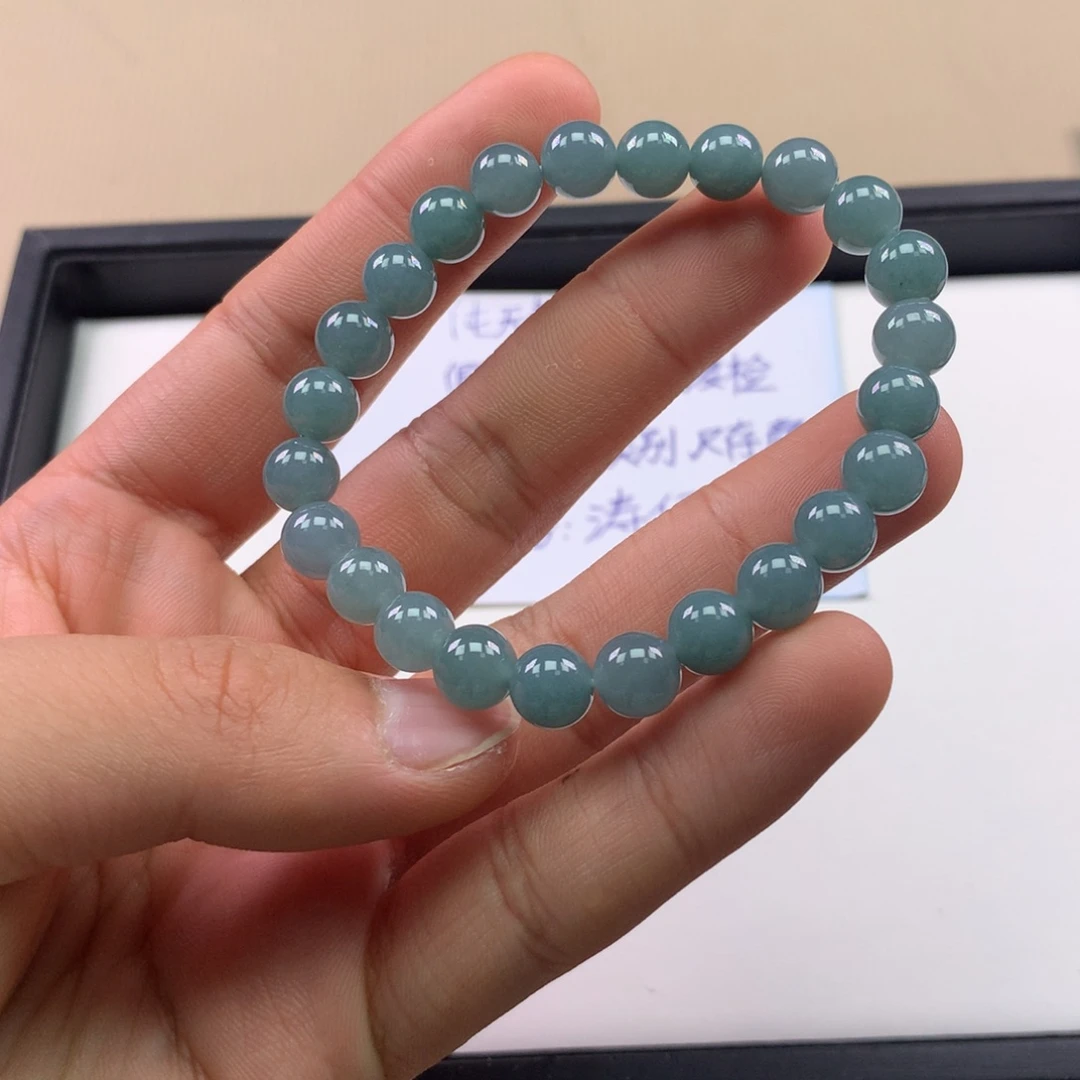 T***”翡翠未镶嵌手链多样性