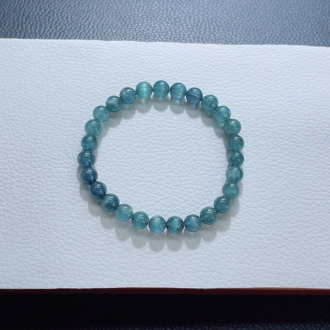 碧玺未镶嵌手链6.8mm左右