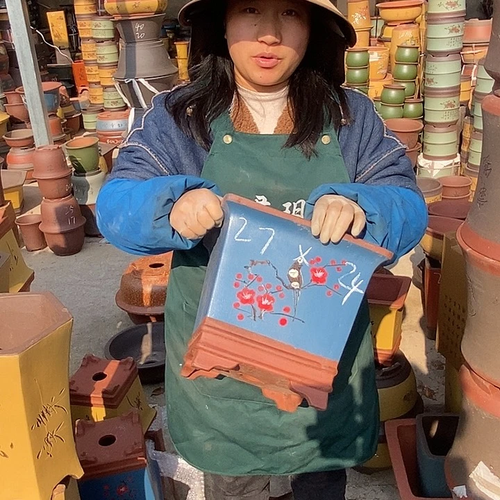 紫砂花盆紫砂花盆