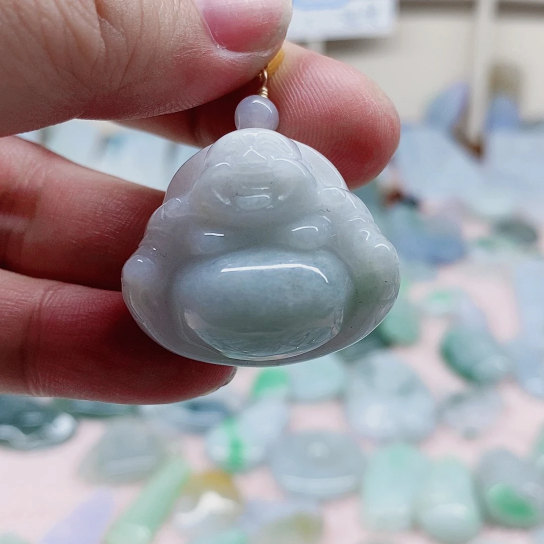 吊坠(不含链)未镶嵌翡翠天然