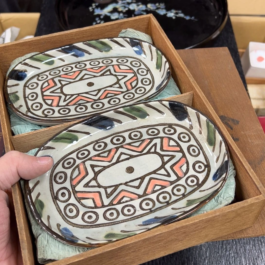 陶瓷日本中古工艺品摆件