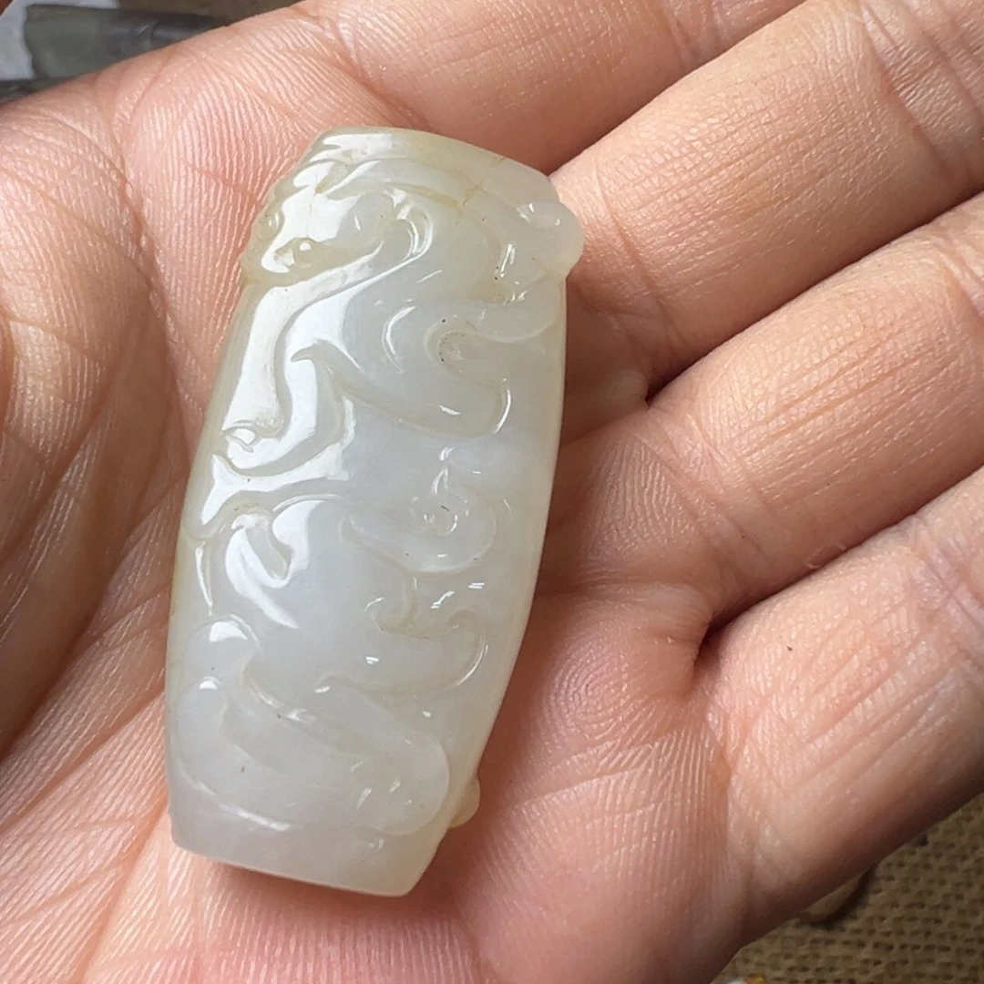 心***心和田玉（糖玉）未镶嵌颈饰