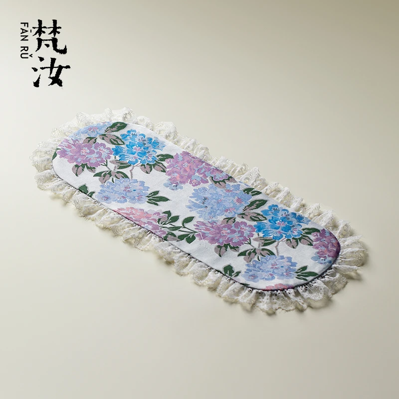 梵汝轻奢风精致小碎花双面茶席高颜值女士专用干泡席茶桌隔热茶垫