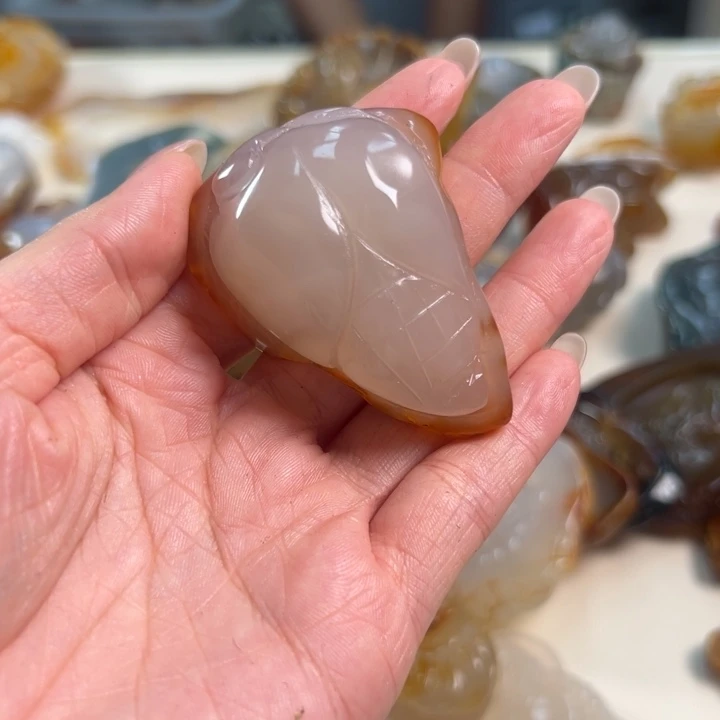 玛瑙/玉髓吊坠(不含链)未镶嵌