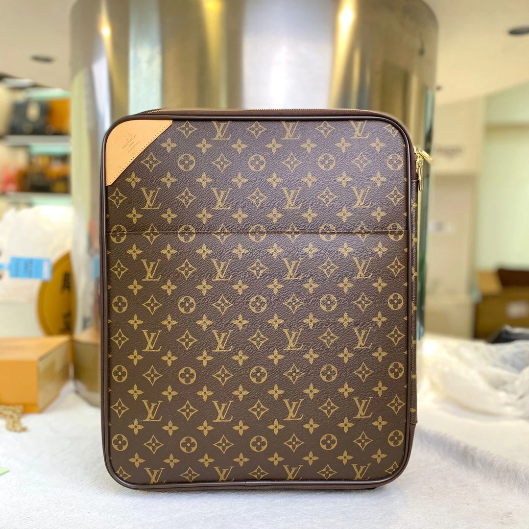 99新 LouisVuitton/路易威登 爱马98新LV55拉杆箱行李箱6452