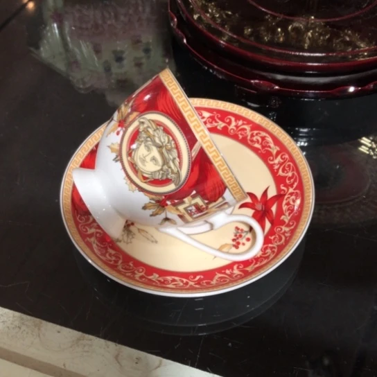 陶瓷咖啡杯碟骨质瓷