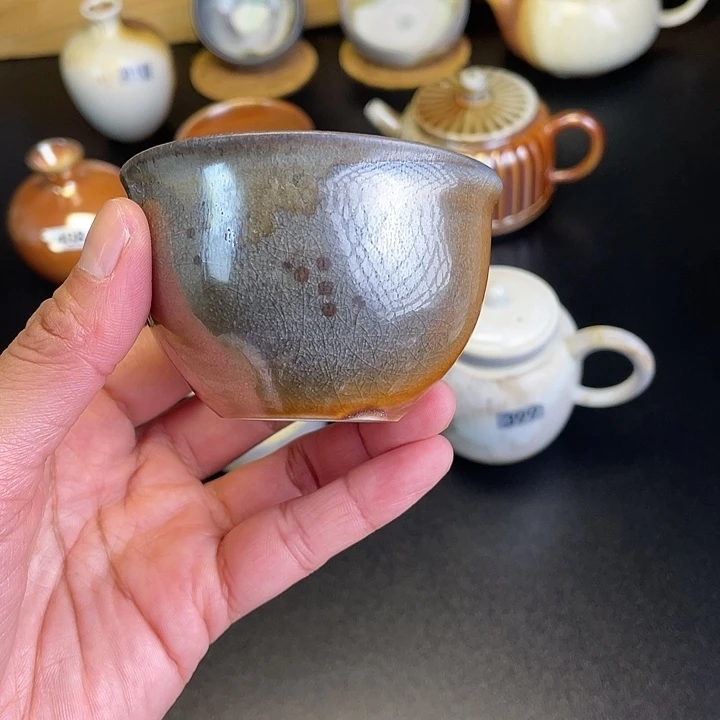 燃薪柴烧茶器主人杯