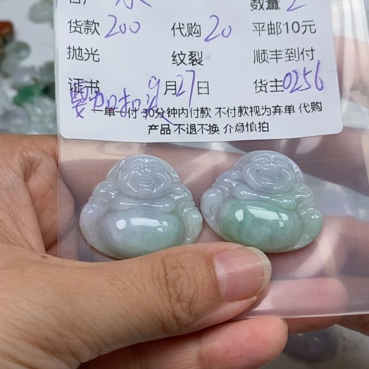 冰***冰翡翠未镶嵌颈饰翡翠